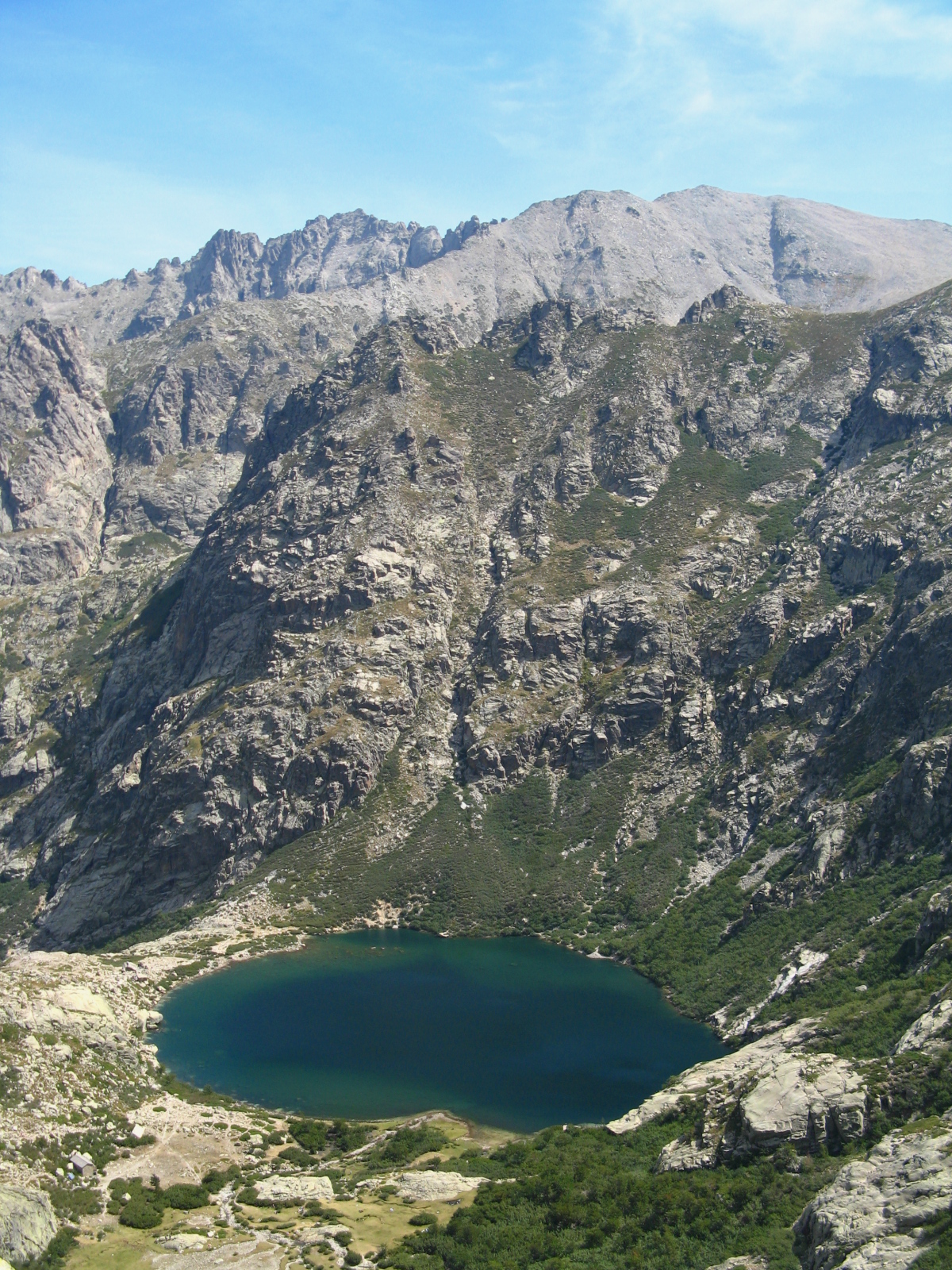 Vue de Corte, la Restonica et le centre corse pour préparer un séjour en Corse