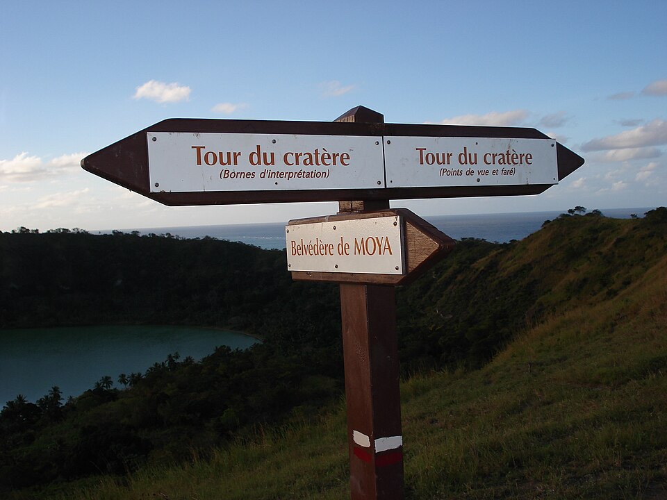 Lac Dziani en Petite-Terre à Mayotte