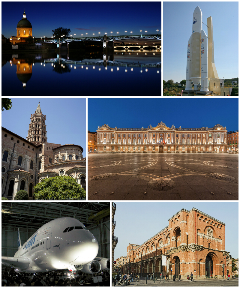 Vue de Toulouse, Albi et Cordes-sur-Ciel pour préparer un séjour en Occitanie