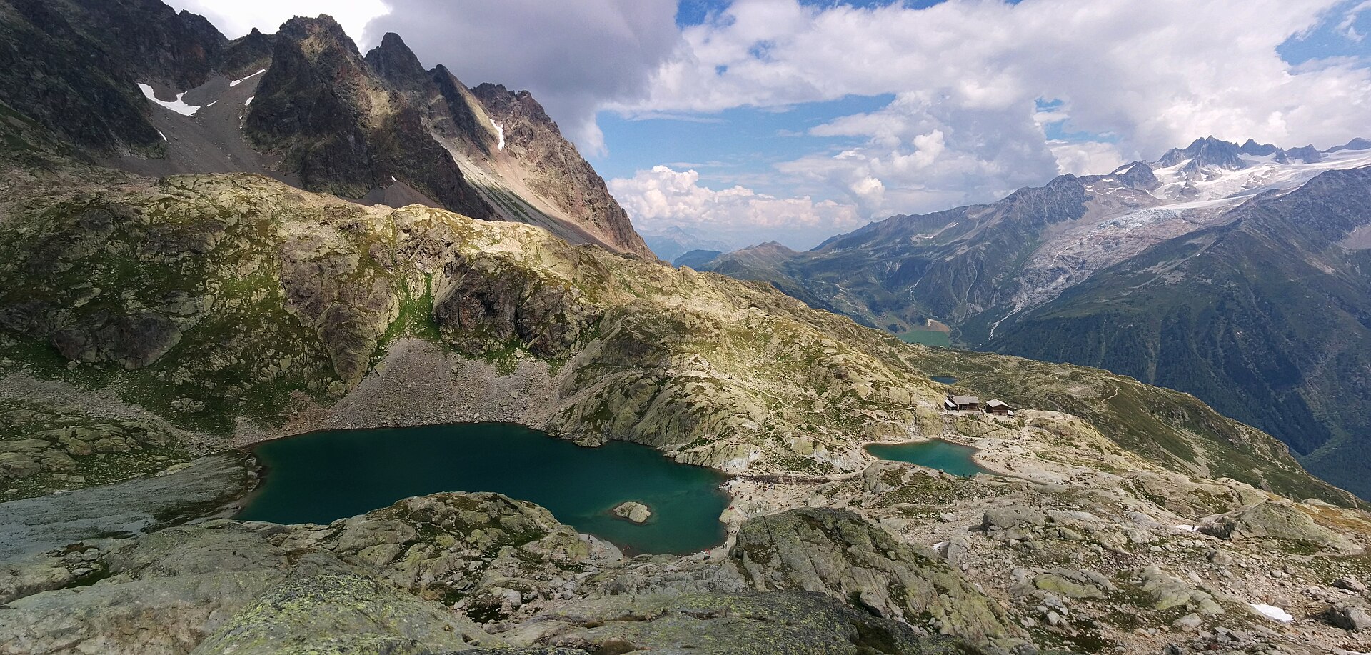 Paysage de Chamonix et le lac Blanc pour préparer un séjour en France